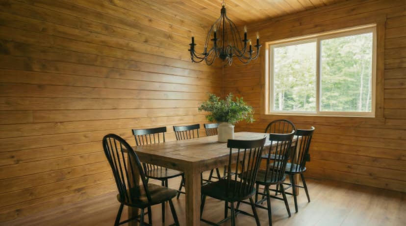 Prefinished wood wall paneling